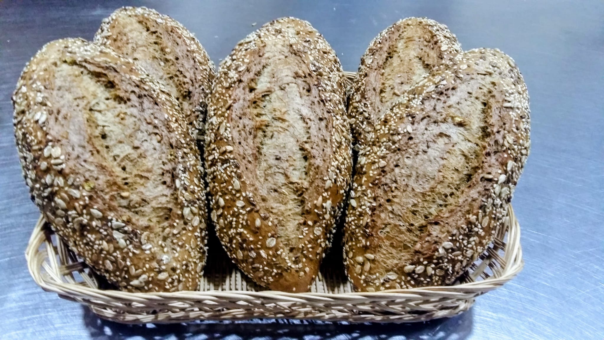 Pan de centeno multicereales