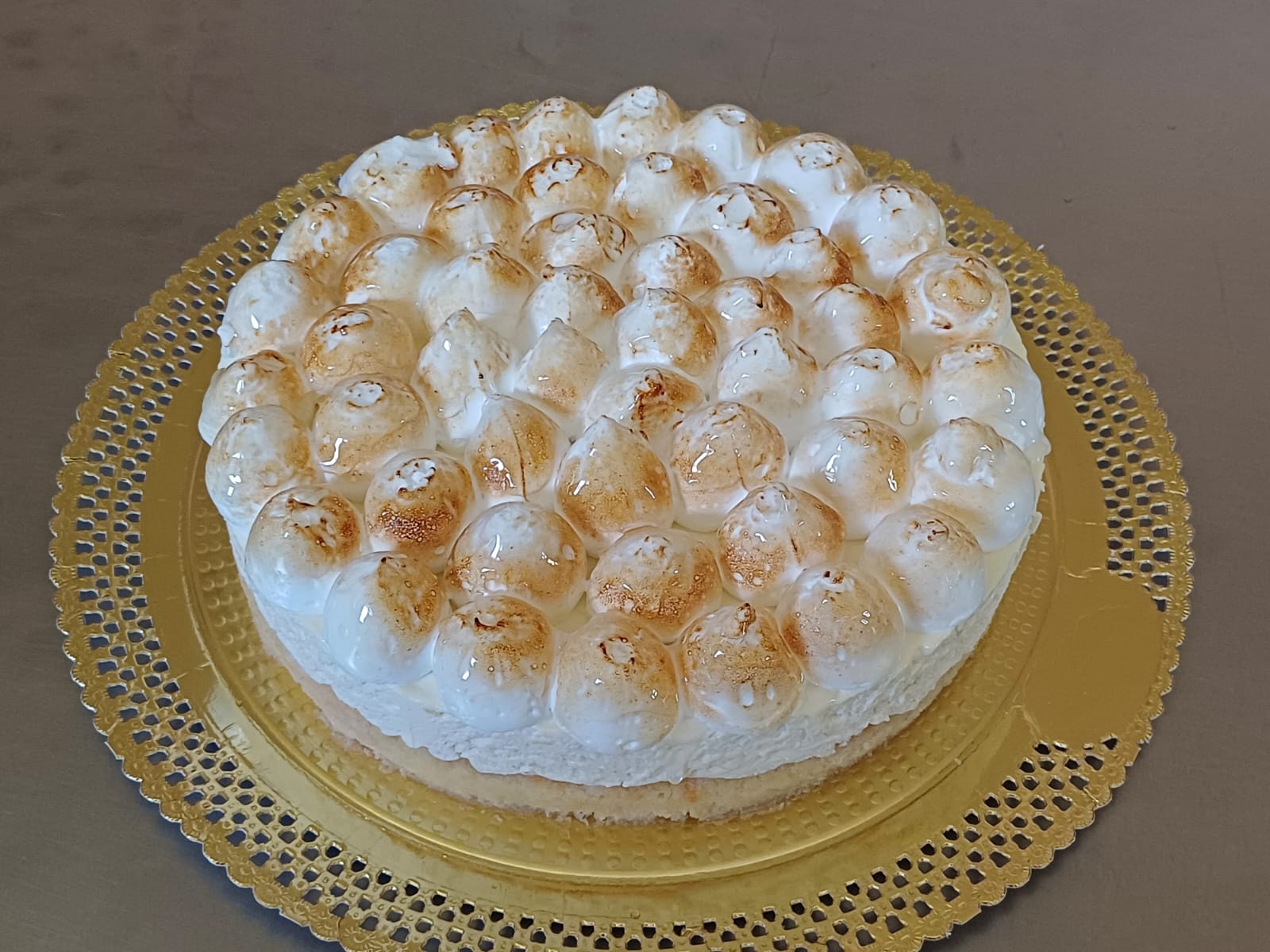 Tarta de limón y merengue